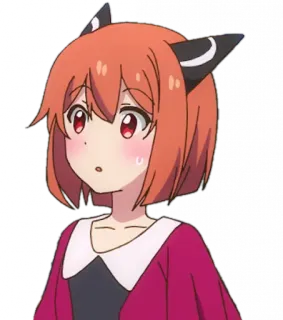 😮 Vignette April Tsukinose Gabriel DropOut anime, vignette april tsukinose, gabriel dropout, demon, character, cute telegram sticker