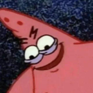 🍔 Patrick Star Spongebob Squarepants M patrick estrela, spongebob, desenho animado, meme, personagem whatsapp sticker