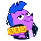 👊 BRO bro, friend, casual, greeting whatsapp sticker