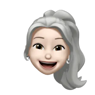 💍 emoji, Memoji, face, avatar, woman, cartoon, person, happy telegram sticker