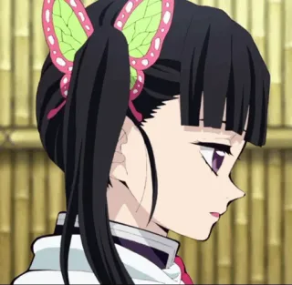 🌸 Kanao Tsuyuri Demon Slayer anime, demon slayer, kanao tsuyuri, manga telegram sticker