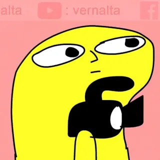 ✨ vernalta cartoon, character, animation, comedy, youtube, vernalta whatsapp sticker