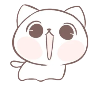 😃 แมว, น่ารัก, สัตว์, สติกเกอร์, คาวาอิ, จิบิ telegram sticker