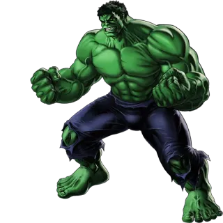 👊 Hulk Hulk, Marvel, superhero, green, comic book character, Bruce Banner telegram sticker