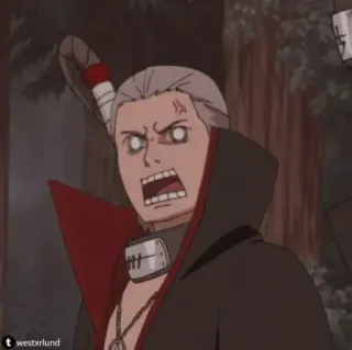 😱 Kakuzu Naruto Аниме, Какузу, Акацуки, Наруто, Ниндзя telegram sticker