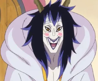 👻 Orochi One Piece Anime, One Piece, Orochi, Złoczyńca, Postać telegram sticker