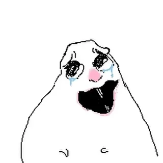 😢 Wojak Internet Meme telegram sticker