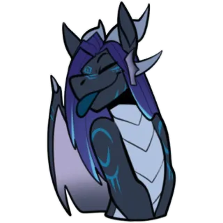 👅 dragon, sticker, cartoon, fantasy, animal telegram sticker