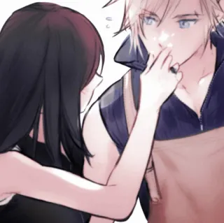 🥢 anime, couple, romance, art telegram sticker