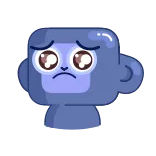 😭 monkey, cute, sad, cartoon telegram sticker
