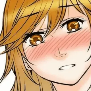 🍘 アニメ, マンガ, 女性, 女の子, 照れ, かわいい, 女性 telegram sticker