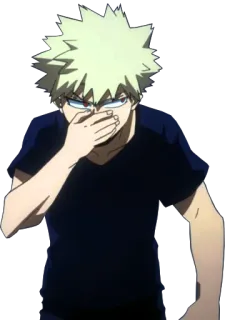😖 Bakugo My Hero Academia Anime, Personaje, My Hero Academia, Bakugo telegram sticker