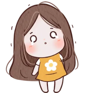 🐰 gadis, menangis, sedih, bunga, gaun, kartun telegram sticker