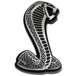 👍 кобра, змея, авто эмблема, автомобильный, животное, рептилия telegram sticker