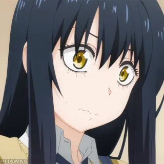 ☠️ Anime, Mangá, Garota, Personagem telegram sticker