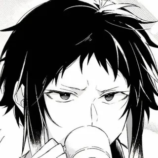 ☕️ animé, manga, boisson, personnage telegram sticker