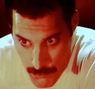😳 Freddie Mercury cantante, regina, Freddie, Mercury, musica, musicista telegram sticker