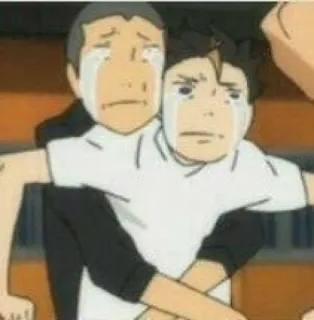 😰 Anime, Weinend, Emotional, Traurig, Charaktere telegram sticker