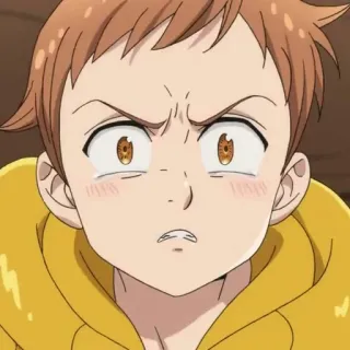 😠 King Seven Deadly Sins Аниме, Мультфильм, Король, Seven Deadly Sins, Персонаж, Стикер telegram sticker
