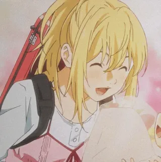 🩰 Kaori Miyazono Your Lie in April Anime, Meisje, Glimlach, Viool, Muziek, Leuk, Kaori Miyazono, Your Lie in April telegram sticker