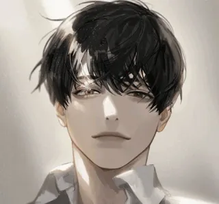 😂 sztuka, portret, mężczyzna, ilustracja, sztuka cyfrowa, rysunek telegram sticker