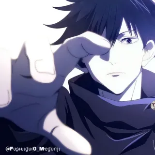 💠 Megumi Fushiguro @Fushiguro_Megumi anime, manga, fushiguro megumi, jujutsu kaisen, megumi telegram sticker
