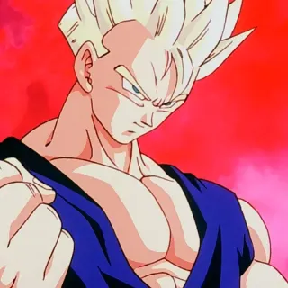 🔥 Gohan Dragon Ball Z 动漫, 龙珠Z, 孙悟饭, 超级赛亚人, 卡通 telegram sticker