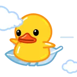 Utya Duck 2 telegram emojis 🏃
