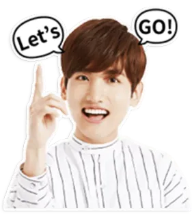 🏃 Let's GO! speech bubbles, man, happy, positive, encouragement telegram sticker