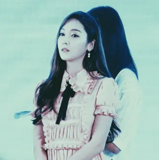 🗽 koreanka, K-pop, słodka, kobieta, azjatycka, dziewczyna, portret, osoba whatsapp sticker