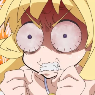 🔮 Anime, Marah, Ekspresi, Karakter, Kartun telegram sticker