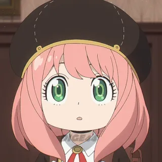 ❓ Anya Forger Spy x Family Anime, Spy x Family, Anya, Anya Forger, Cartone animato, Ragazza telegram sticker