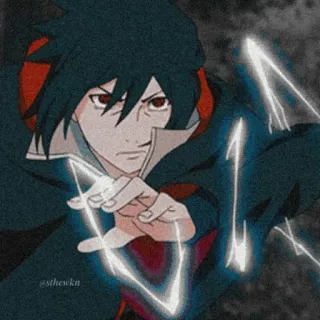 🔪 Sasuke Naruto Sasuke, Naruto, Anime, Manga, Ninja, Dibujos animados, Rayo whatsapp sticker