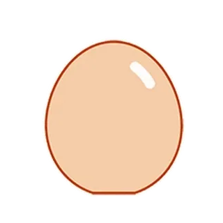 ⭐ ei, eten, simpel whatsapp sticker