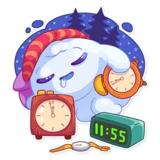 Let it snow telegram stickers