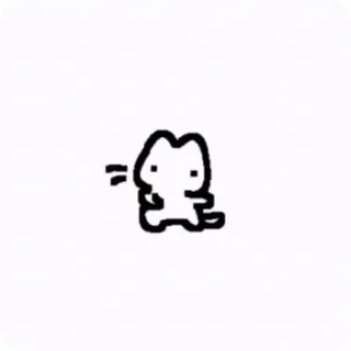 🕺 cat, animal, cute, simple, drawing telegram sticker