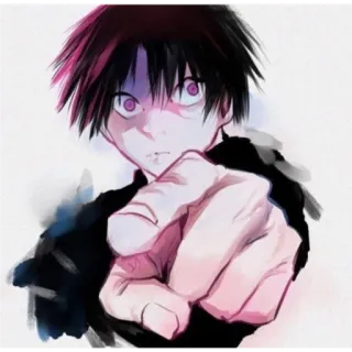 🫵 Anime, Manga, Personaje, Señalando, Ilustración telegram sticker