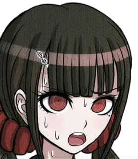 😟 Maki Harukawa Danganronpa V3: Killing Harmony Anime, Manga, Danganronpa, Maki Harukawa, Émotion telegram sticker