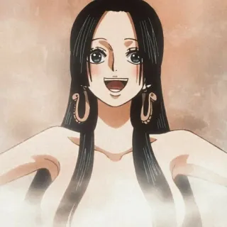 🥂 Boa Hancock One Piece 애니메이션, 여자, 만화, 보아 행콕, 원피스 telegram sticker
