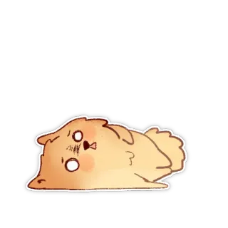 😩 หมา, น่ารัก, การ์ตูน, สัตว์, ลูกหมา telegram sticker