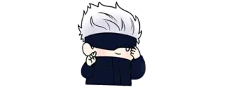 ✨ Satoru Gojo Jujutsu Kaisen Anime, Gojo, Jujutsu Kaisen, Chibi, Süß, Manga telegram sticker