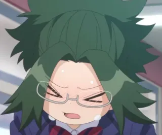 🥶 Anime, Cartoon, Bril, Verdrietig, Huilend, Boos telegram sticker