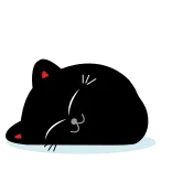 😴 foca, desenho animado, animal, criatura marinha, fofo telegram sticker