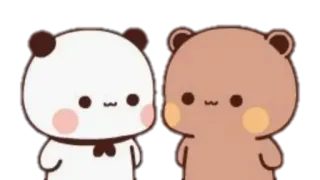 🍩 bears, cute, animals, kawaii, cartoon telegram sticker