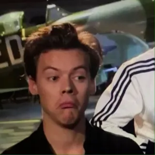 😑 Harry Styles singer, portrait, celebrity, face, person, harry styles telegram sticker