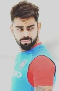 ❤️ Virat Kohli cricketer, sports, Indian cricket team, athlete, portrait telegram sticker