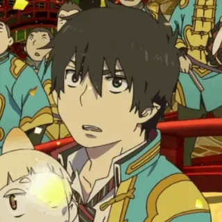 ☁️ Rin Okumura Blue Exorcist Anime, Charakter, Blue Exorcist, Rin Okumura telegram sticker