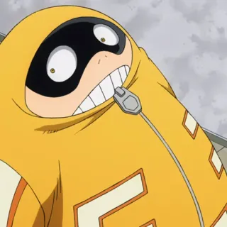 💛 Fat Gum My Hero Academia Anime, My Hero Academia, Fat Gum, Herói, Herói Profissional, Personagem whatsapp sticker