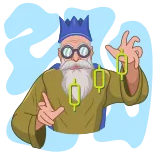 Wise Old Man telegram stickers