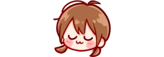 😌 Chibi, Kawaii, Słodkie, Anime, Manga, Postać telegram sticker